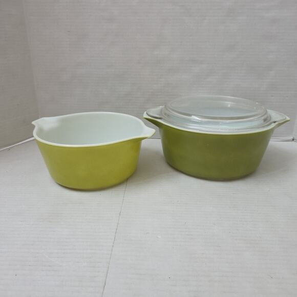 Set Of 2 Vintage Pyrex Casserole Dishes 474 B - 475 B 2.5 Quart + 1.5 Quart - Picture 11 of 12